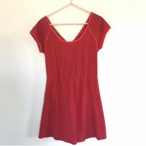 Prana faith red striped dress